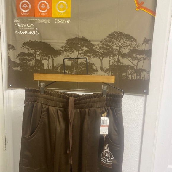 LRG Vintage Poly Jogger Pants Sz 3X - Picture 3 of 7
